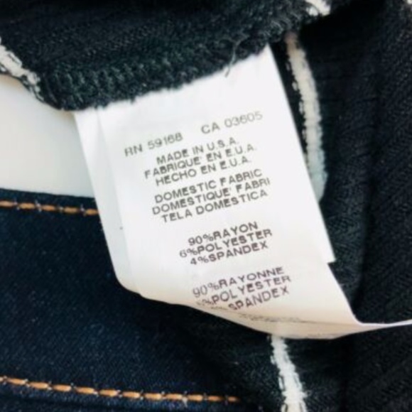 Karen Kane Black Stripe Long Sleeve Turtleneck Top - Picture 5 of 6